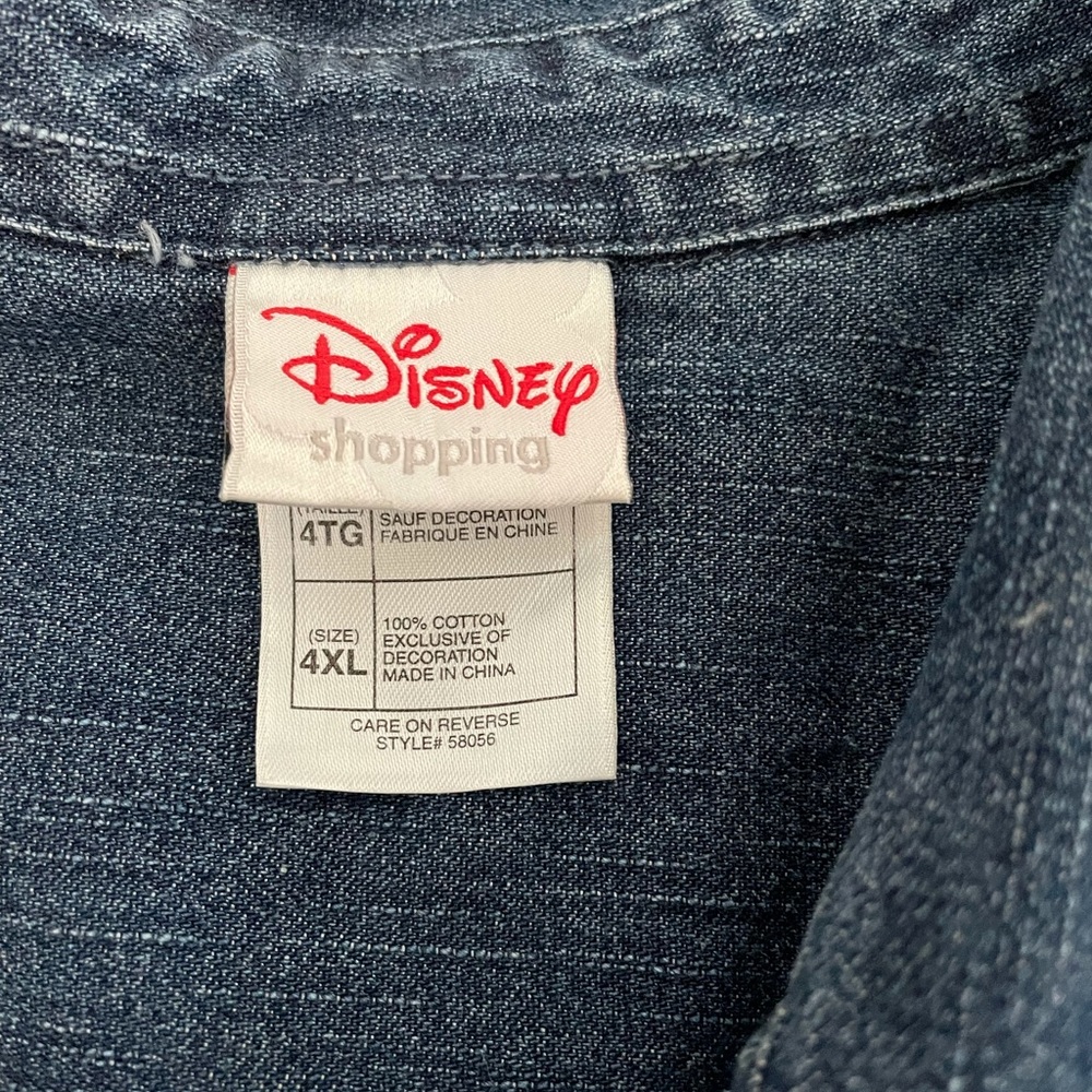Disney button down Christmas shirt